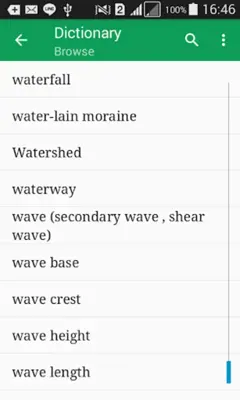 Geology Dictionary Offline android App screenshot 2